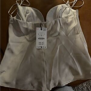 Zara Elegant Cream Camisole
